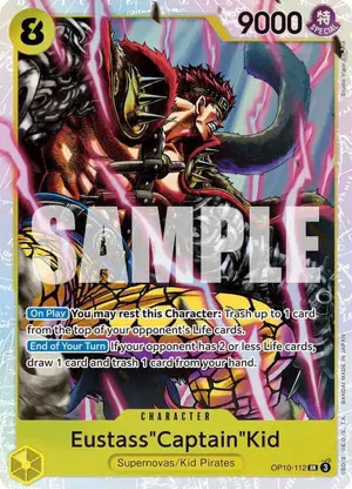One Piece TCG: Eustass”Captain”Kid OP10-112