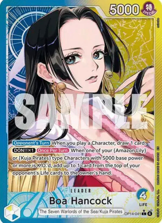 One Piece TCG: Boa Hancock - Leader OP14-041 (Alternate Art)