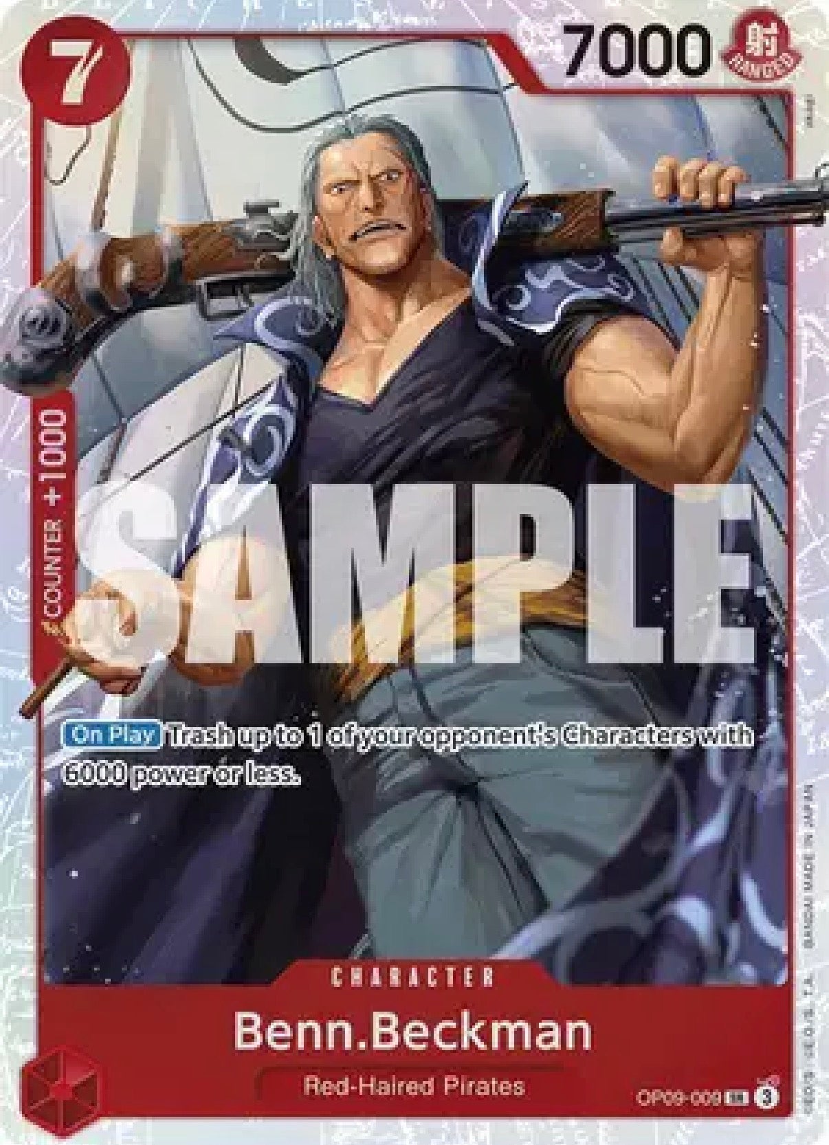 One piece TCG: Benn.Beckman SR OP09-009