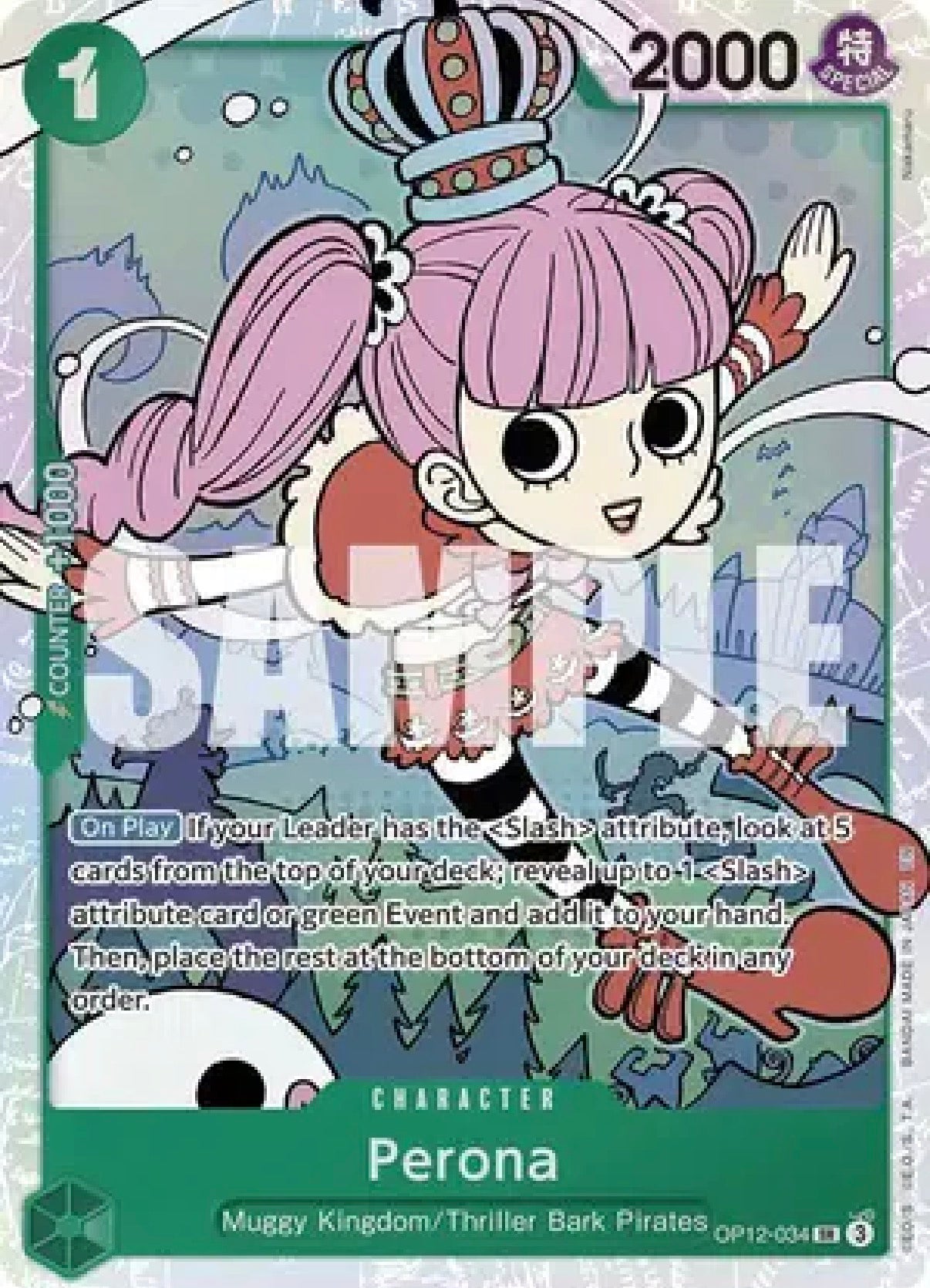 One Piece TCG: Perona OP12-034