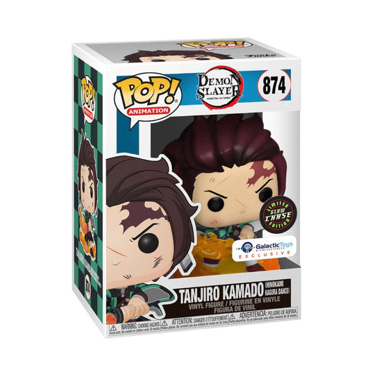 Funko Pop!: Tanjiro Kamado (Galactic Toys Exclusive) Hinokami Kagura Chase Only