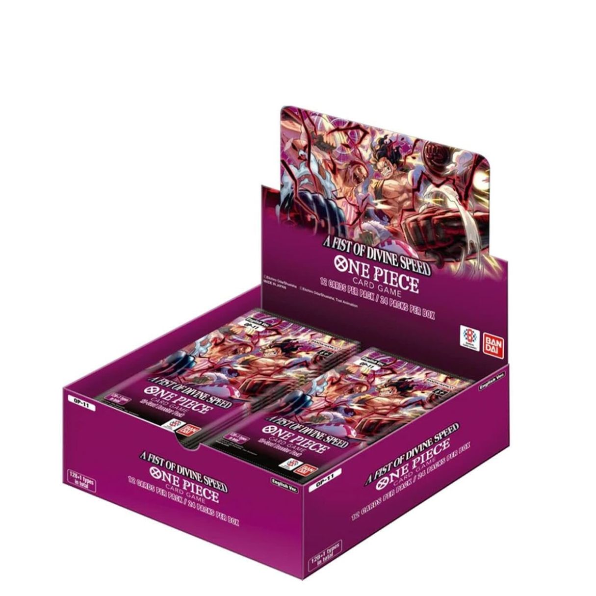 One Piece TCG: OP-11 One Piece A Fist of Divine Speed Booster Box – ENG